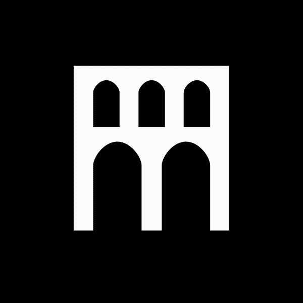 une arche vue en rotation